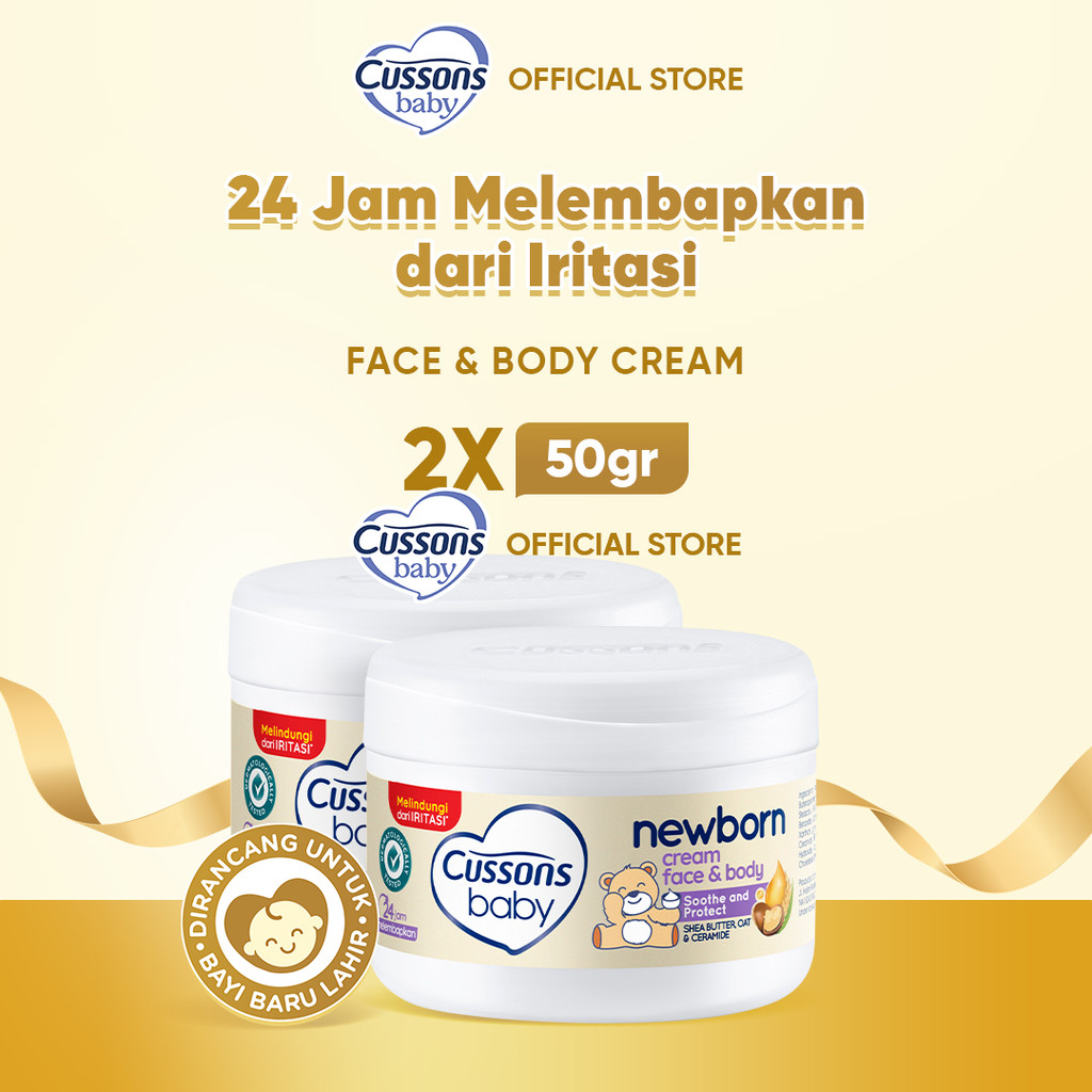 Cussons Baby Newborn Cream 50gr x2