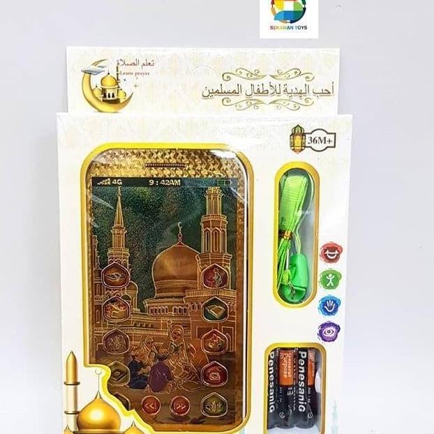 New- Mainan hp anak muslim/ handphone edukasi islam