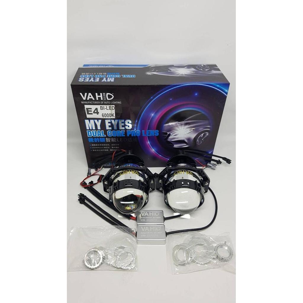 Promo Bi-Led Sniper E4 Projector Projie Led Biled Vahid Hi-Low Sepasang 2 pc Diskon