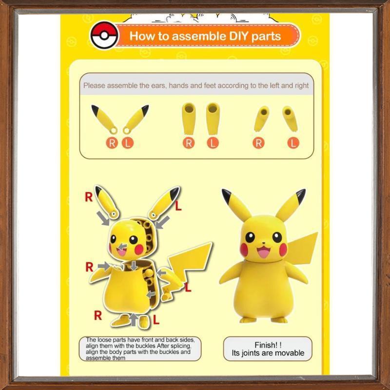 Pokemon Pokeball Assembly Action Figure DIY Toys / Mainan Figur Rakit LDCX - RO30-2611 2025 Bisa COD