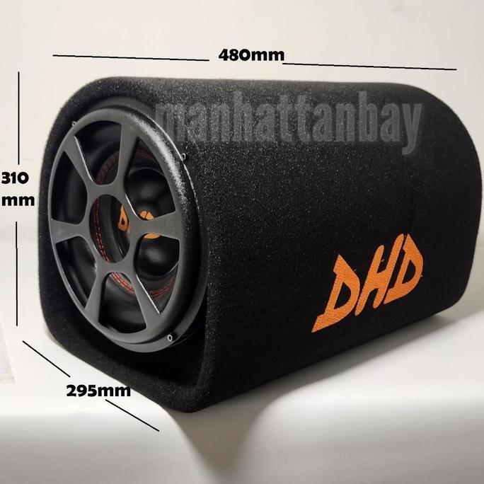 Promo Basstube Tabung Mobil Aktif Subwoofer 10 Inch Dhd Built In Amplifier