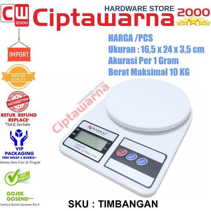><><><] Scale Kitchen Timbangan Dapur Digital Max 10 KG Bahan Kue camry Cat