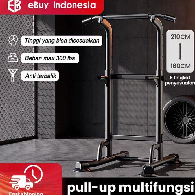 Terlaris Alat Fitness Pull-Up Multifungsi/ Alat Pull-Up Rumahan/Peralatan Gym