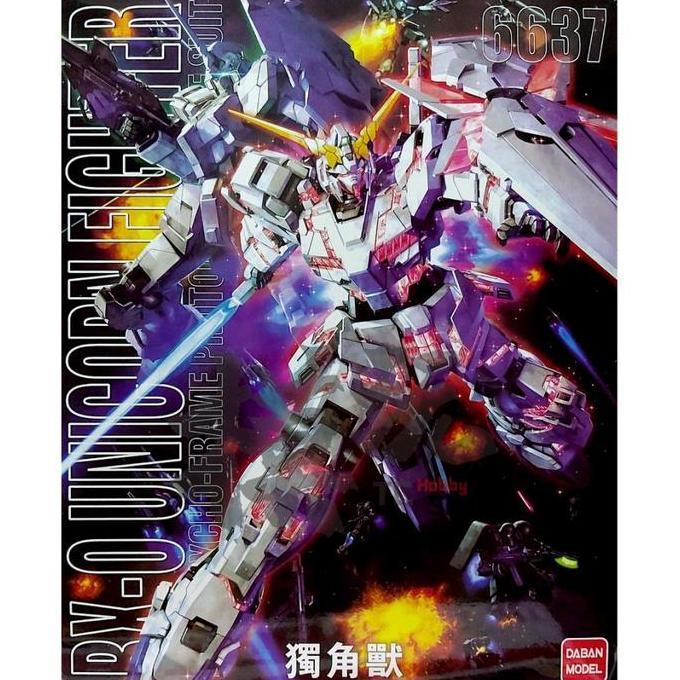 denberkah99 - daban 6637 mg 1/100 rx-0 unicorn fighter ova ver plamo kit