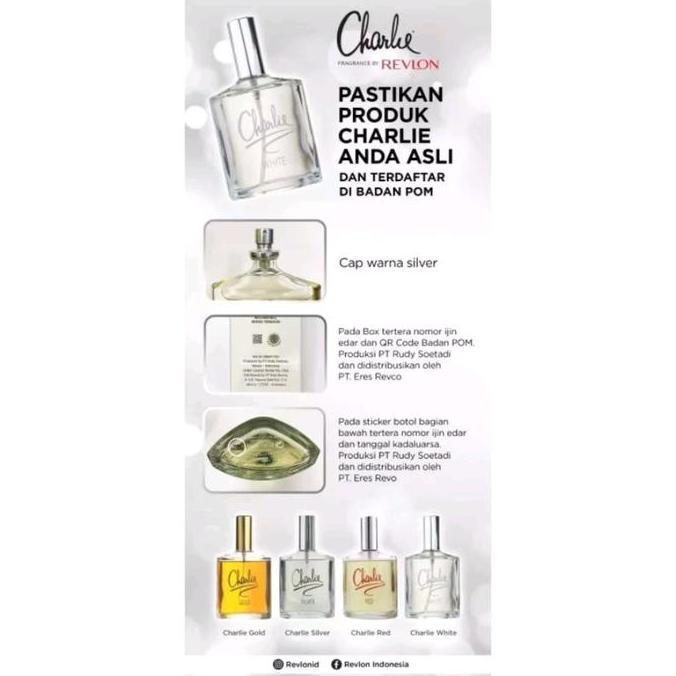 New- charlie white parfume revlon ori