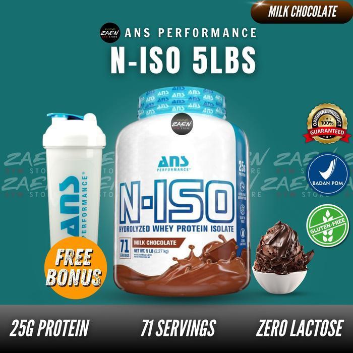 ANS Performance N-Iso 5 Lbs Hydrolized Whey Protein Isolate ANS N ISO