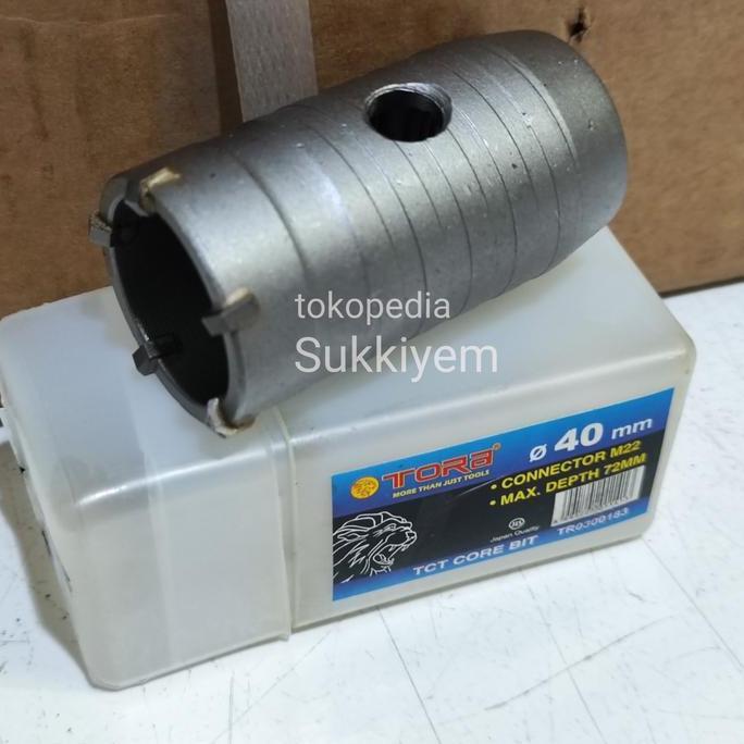 ~~~] Tora TCT 40mm Hammer Core Drill 40 mm Mata Bor Beton Cor