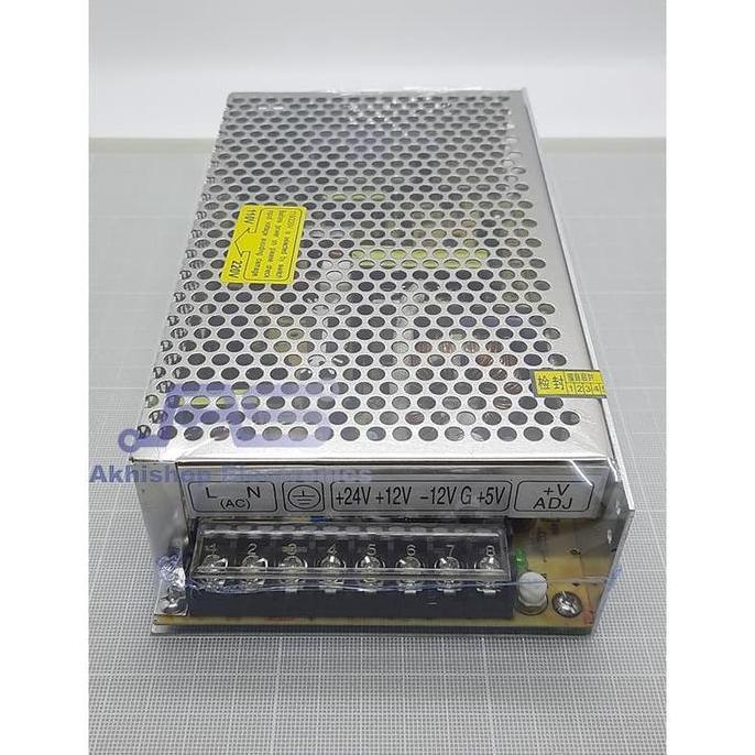 '+'+'+'+] Power Supply 24V 12V -12V 5V 120W PSU Q-120D High Performance