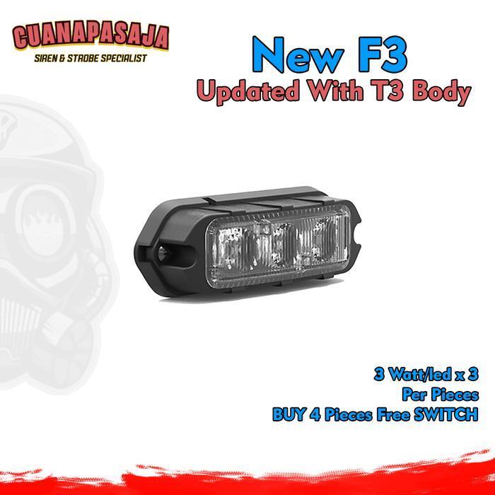 Strobo Grill New F3 / T3 Lite Superbright Strobo Original Dan Terpercaya