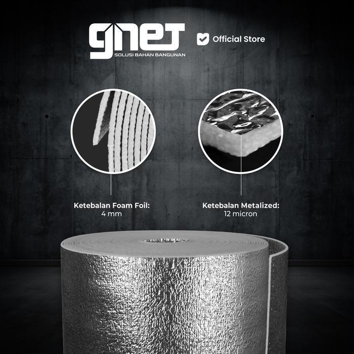 Gnet Foil Peredam Panas Foam | Alumunium Peredam Panas Atap Original Dan Terpercaya