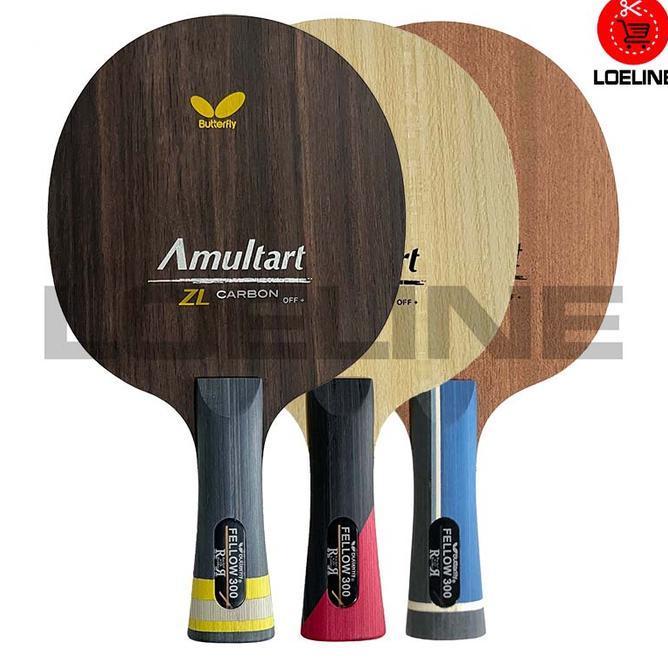 Kayu Bet Bat Blade Pingpong Tenis Meja Butterfly Amultart Carbon