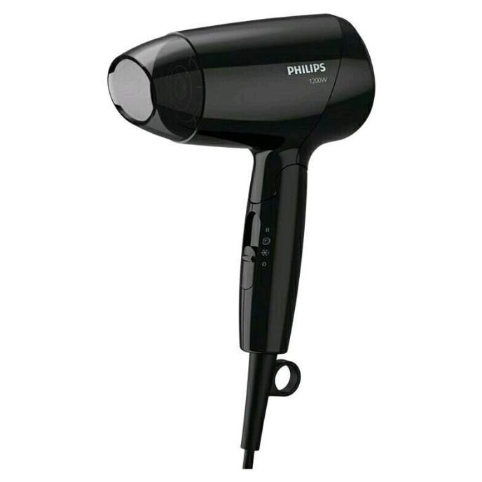 PHILIPS Hair Dryer BHC010/1200W Pengering Rambut Essential Care dengan Gagang Lipat & 3 Opsi Pengatu