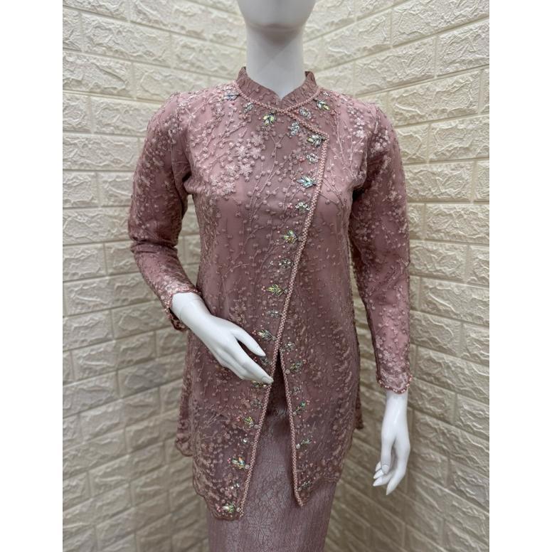 kebaya Janggan 1 tile premium payet jahit tangan , Atasan saja