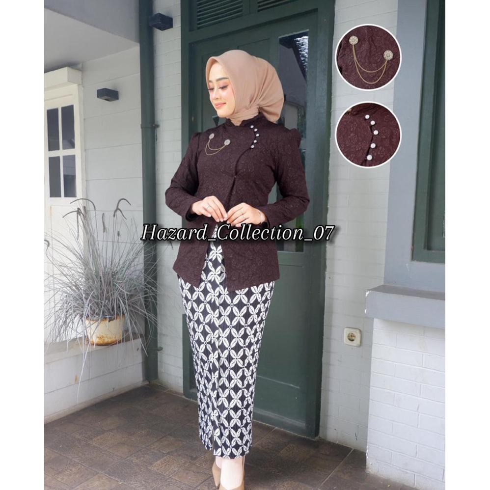 Janggan Kretek Viral - Kebaya Janggan Gadis Ayu Jawa Elegan - Janggan Tunik Modern Kebaya Wisuda Ter