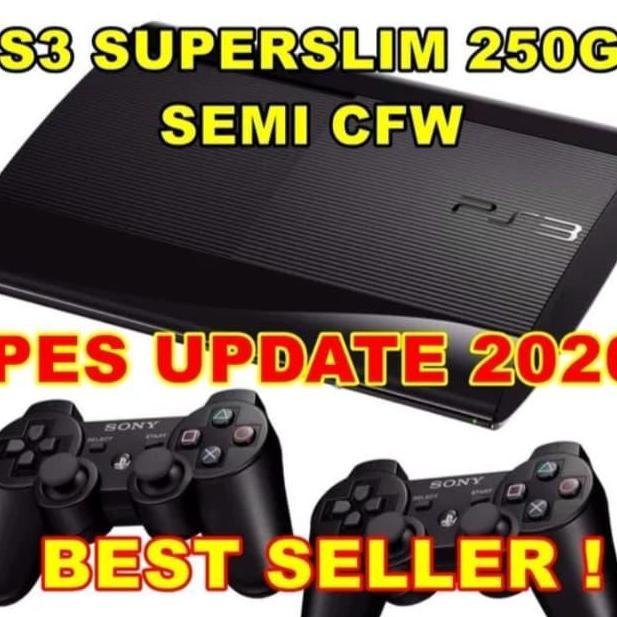playstation 3/ PS3 Super slim 250GB Void ( segel SONY) Sudah full Game