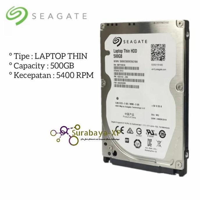 NEW Harddisk 500 GB SEAGATE LAPTOP THIN Hardisk 500GB 2.5 inch