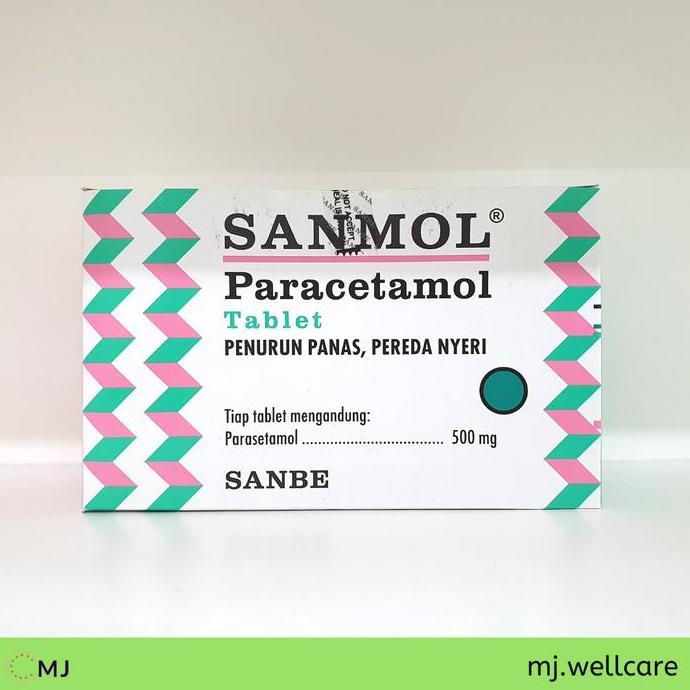 Ready stock Sanmol Tablet 1 Box 100 tablet murah