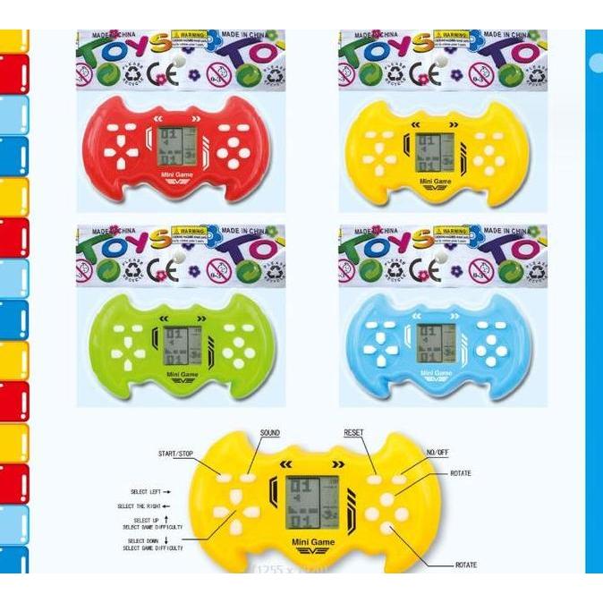 Mainan Gamebot Game Boy Tetris Puzzle Game Gimbot 23 Game Modes Gembot