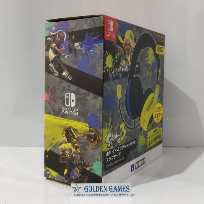 HORI Gaming Headset Splatoon 3 for Nintendo Switch NSW-406