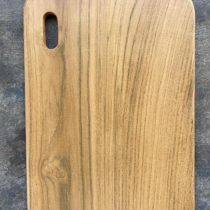 New- Talenan Kayu Ukuran 35x25 / Talenan kayu Jati / Talenan Kayu Mahoni / Talenan Besar / Talenan T