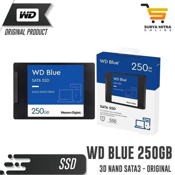 TERMURAH - SSD WD SATA BLUE 250GB - WDS250G3B0A