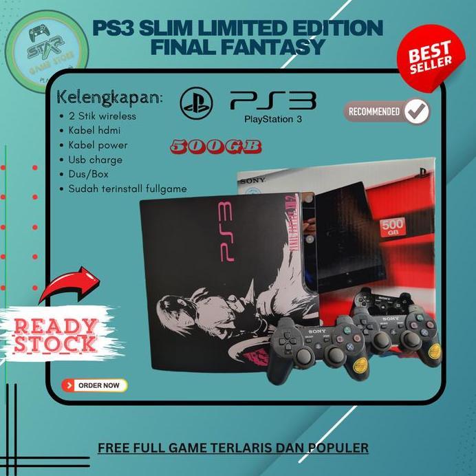 PS3 Slim 500GB Final Fantasy XIII-2 Limited Edition