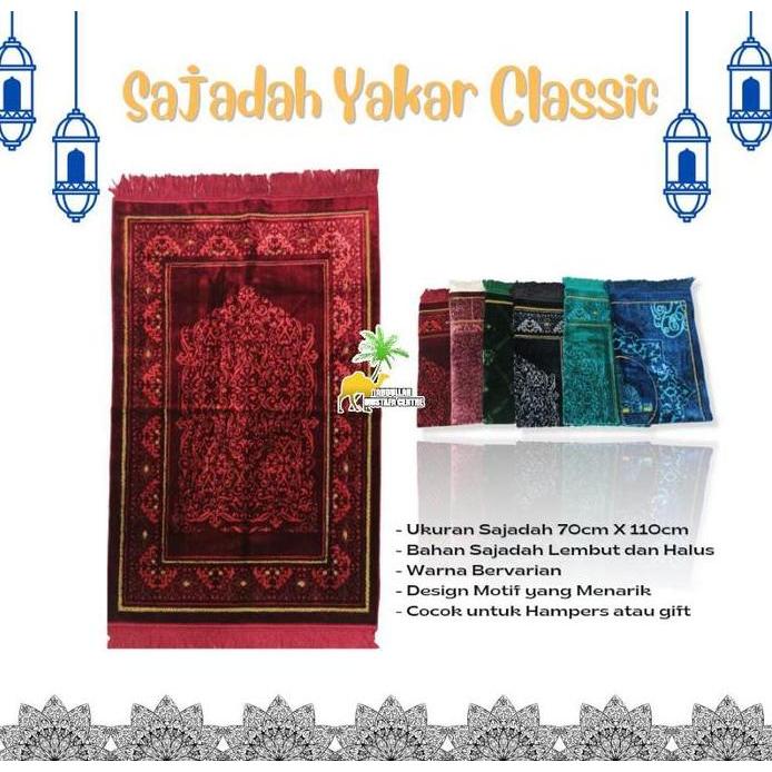 SAJADAH YAKAR ULTRA CLASSIC TURKEY/ Sajadah Yakar TURKI Wangi / sajadah TURKI