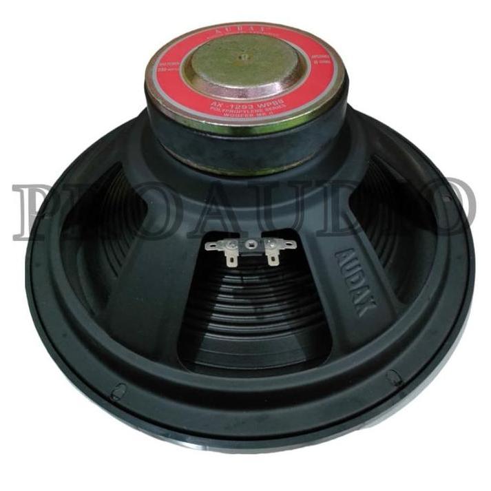 komponen audax 12 inch WOOFER AX-1293 WPB8 MKII bass polypropylene ori