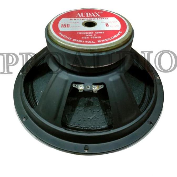 Speaker Audax AX12452 Full Range 12 Inch AX 12452 M8 Original