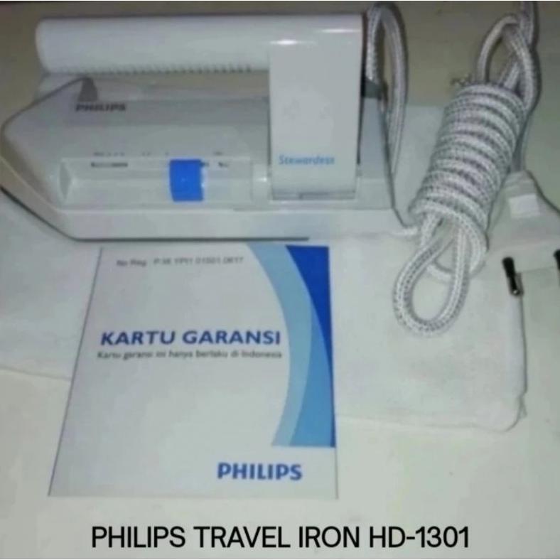 PHILIPS TRAVEL IRON HD-1301 EX DISPLAY TANPA DUS/SETRIKA TRAVEL PHILIPS HD-1301