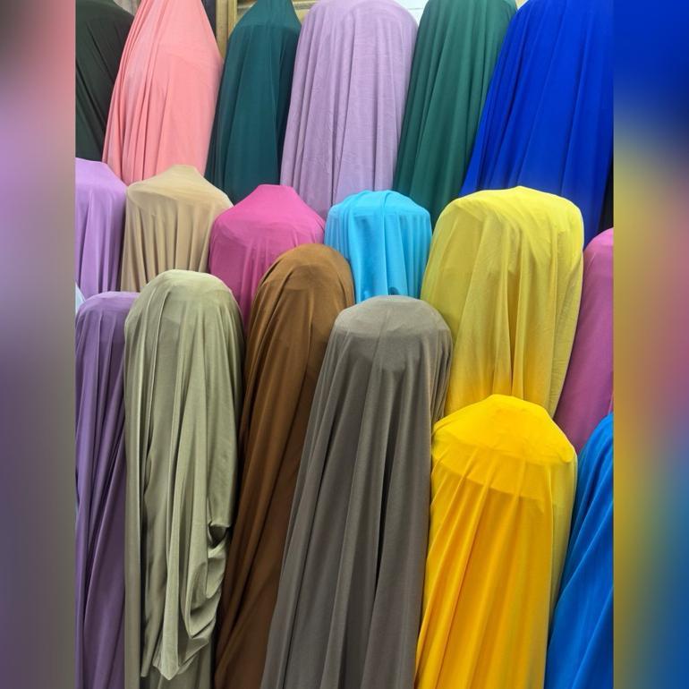 (Harga Per Kiloan) Kain Jersey Kiloan Polos Spandex Korea Premium