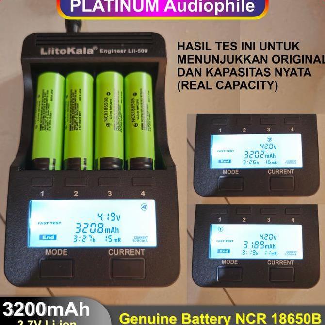 New- Baterai 18650 Panasonic NCR18650B Original Battery NCR 3000MAH 3200MAH