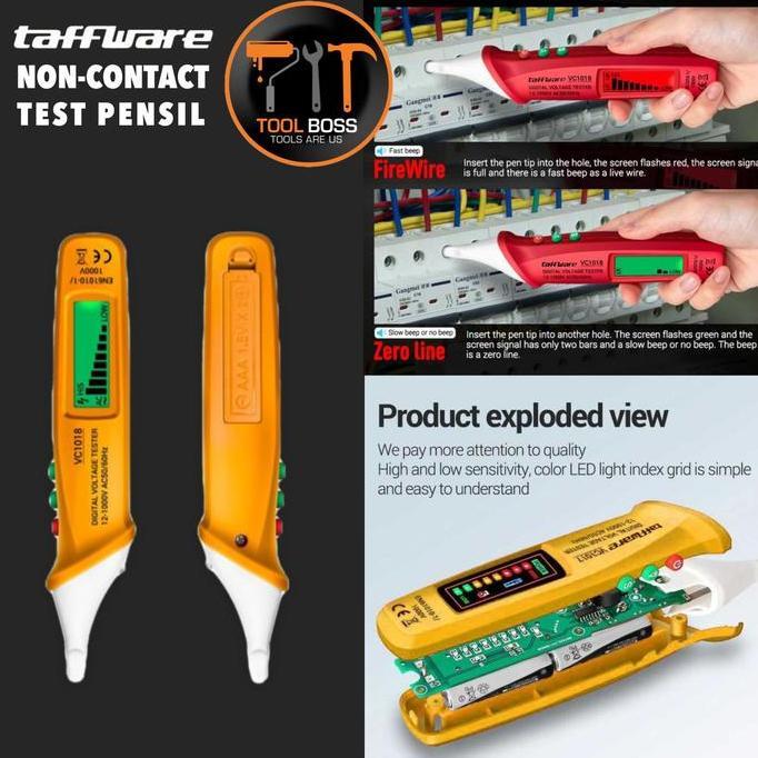 Tespen Listrik Digital Cek Kabel Putus Non Contact Kualitas Terbaik Harga Termurah