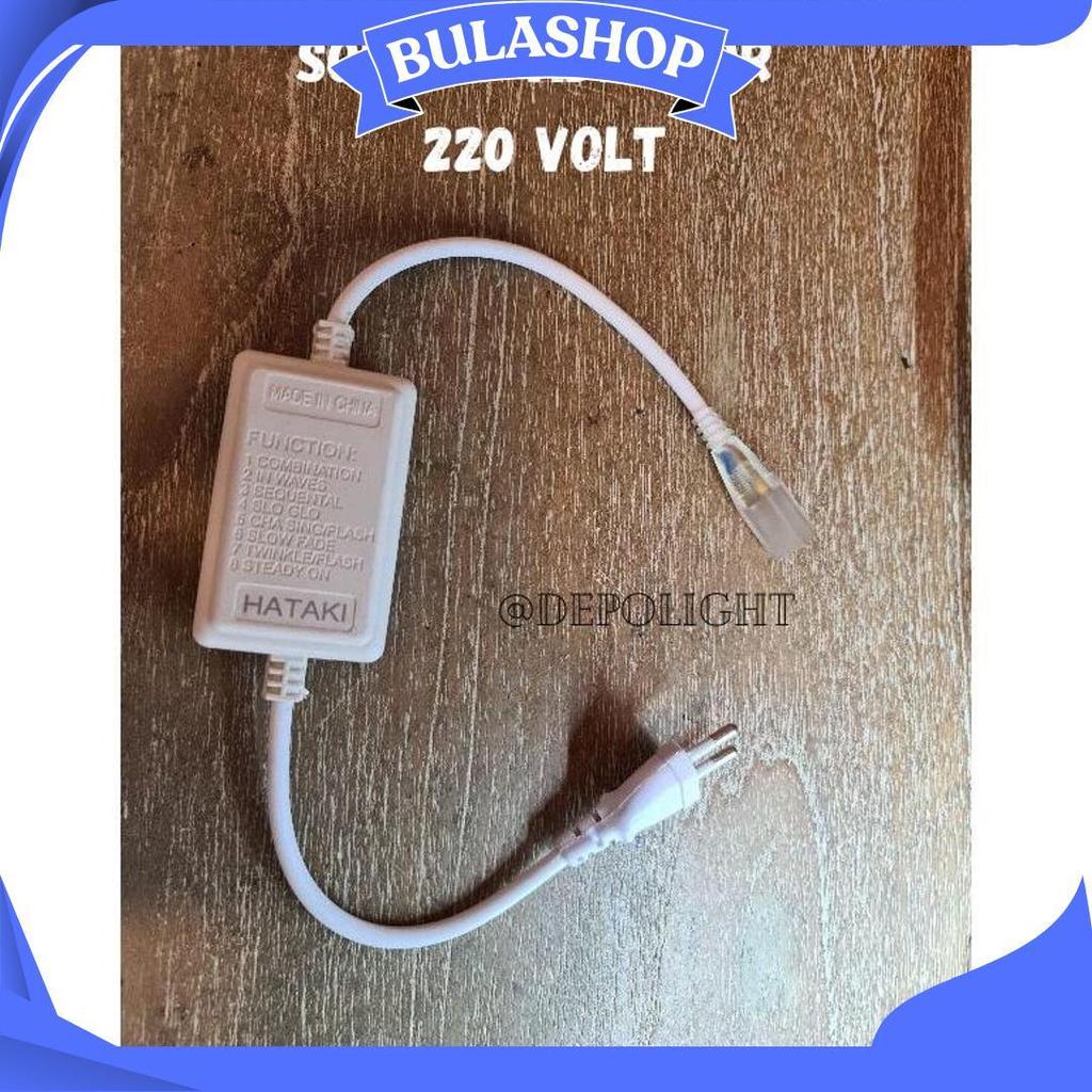 Soket Lampu Strip/Soket Rgb/Controller Rgb/Neon Flex/Adaptor Led Strip 220 Volt Promo