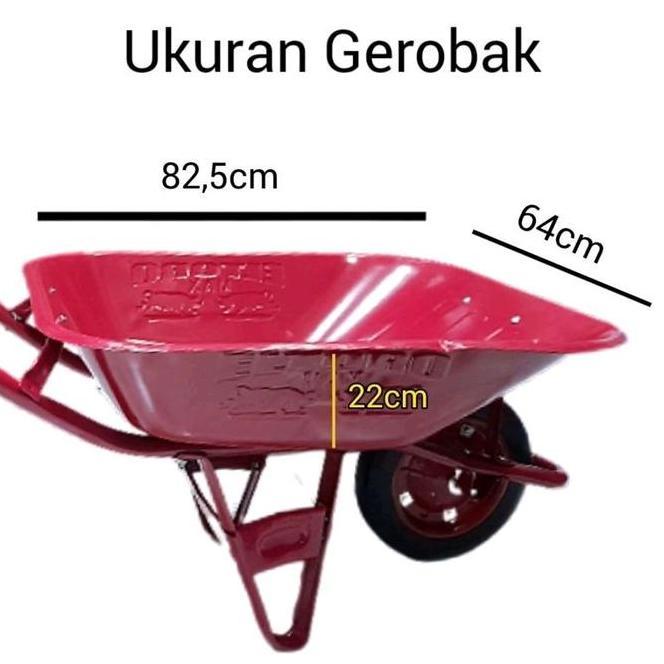 Gerobak Cor/Gerobak Bangunan/Lori Sorong/Troli Sorong Bisa Go Send