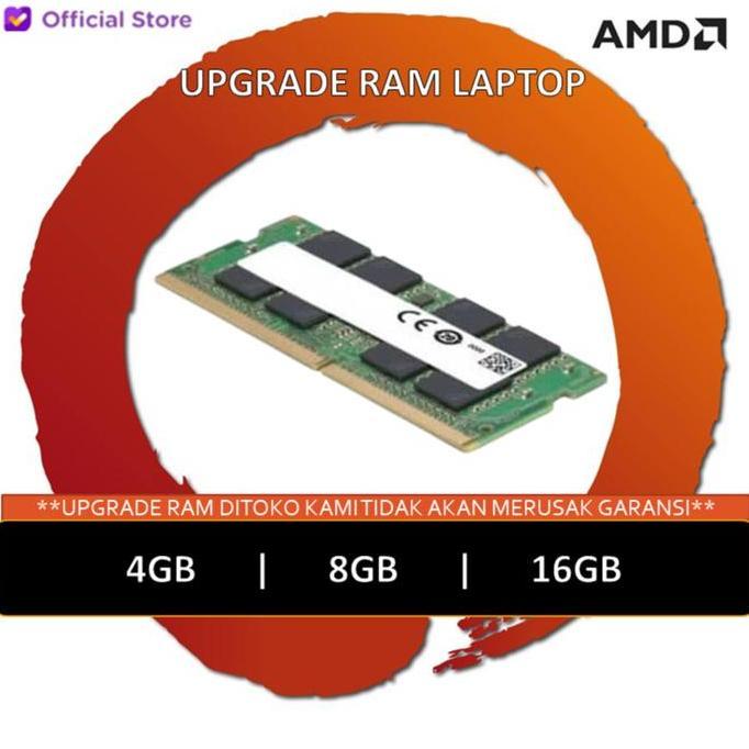 raruru436 - Upgrade RAM Laptop Khusus Pembelian Laptop 4GB 8GB 16GB