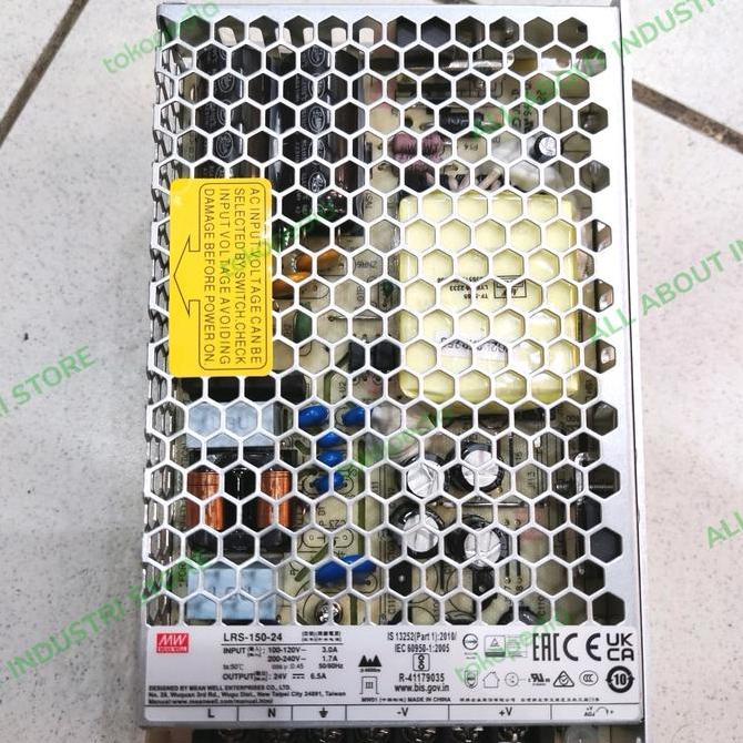 Promo Power Supply Meanwell LRS-150-24 / LRS 150 24 / MEAN WELL LRS150-24 Diskon