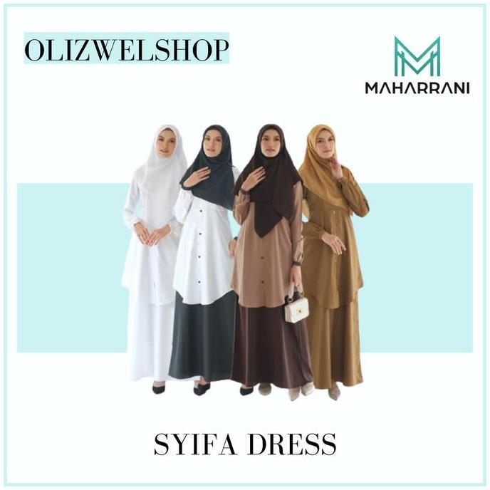NEW SYIFA DRESS BY MAHARRANI BAJU PEMDA BAJU DINAS GAMIS PEMDA BAJU PNS ORI