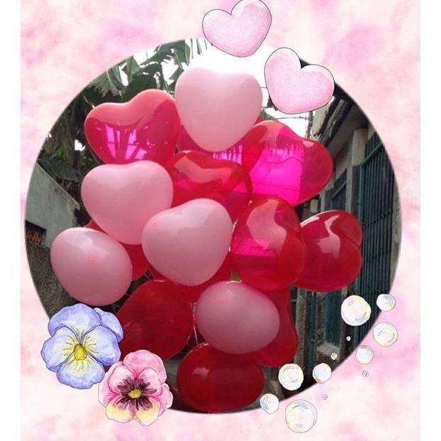 New- balon karet hati / balon love / balon hati