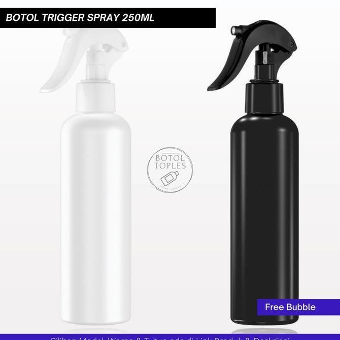 New- botol trigger 250ml spray bening tebal (HARGA GROSIR)