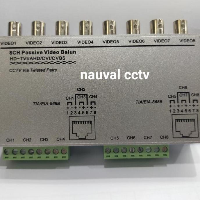 vidio balun 8ch passive