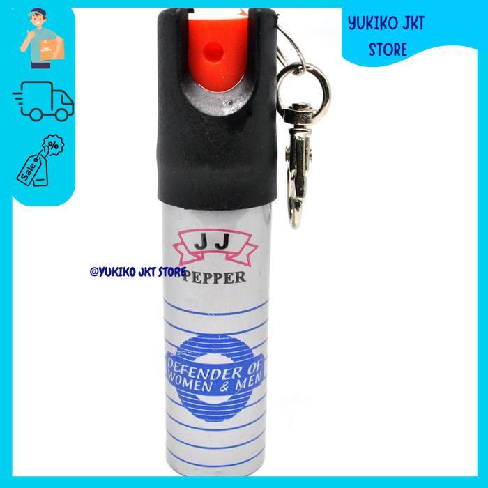 SEMPROTAN GAS AIR MATA JJ GUARD PEPPER SPRAY KEYCHAIN PELINDUNG WANITA        KUALITAS BERKELAS 