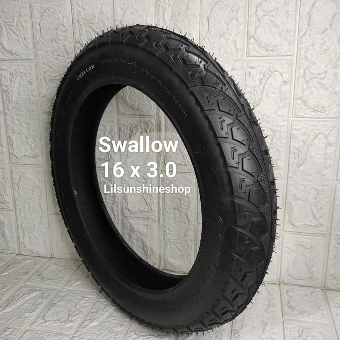 Promo Ban Luar Sepeda 16 X 3.0 Swallow Delium 16X3.0 Sepeda Anak Bmx Ban Besar Cod