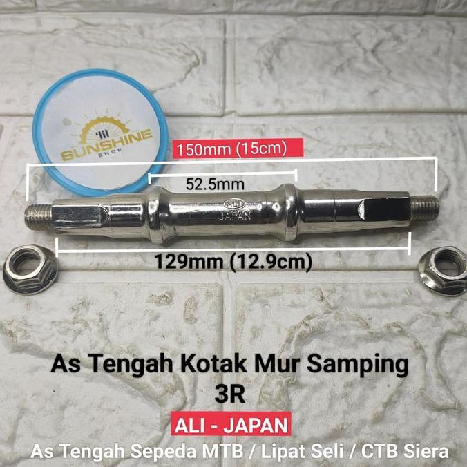 Promo As Bb Kotak Mur Samping 3R Ali Japan Untuk Crank Gear Tengah Sepeda Cod