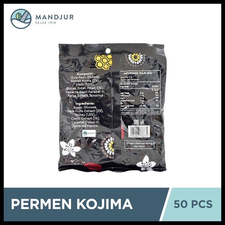 PERMEN KOJIMA 50 BUTIR - PERMEN KURMA JINTEN DAN MADU