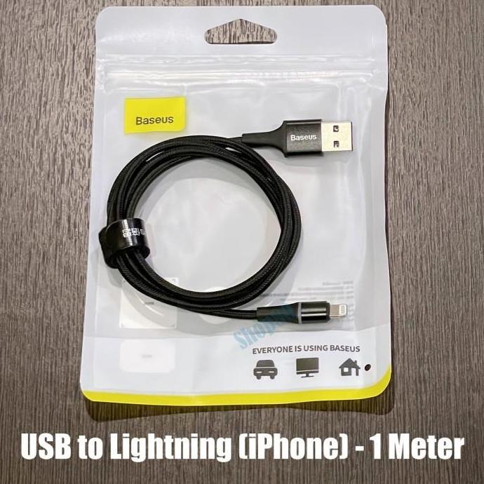 New- Baseus Halo USB to Micro Type C Lightning iPhone Cable Fast Charge PD