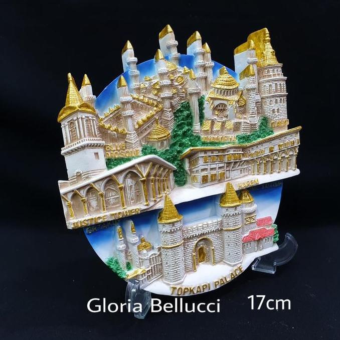 Pajangan Piring Istanbul Turki Dinding Gantung Ayasofya Topkapi Palace