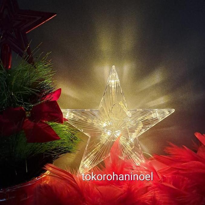 @#@#@#] Lampu Topper Pohon Natal Kecil/Lampu Pohon Natal/Dekorasi Natal