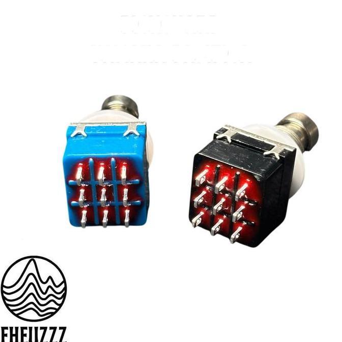 Switch Foot Pedal Push Efek Effects Gitar 3PDT 9 Pin True Bypass