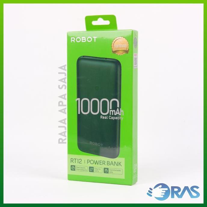 Powerbank Robot 10000Mah Rt180 - Powerbeng Powerbenk Pawerbeng Ori